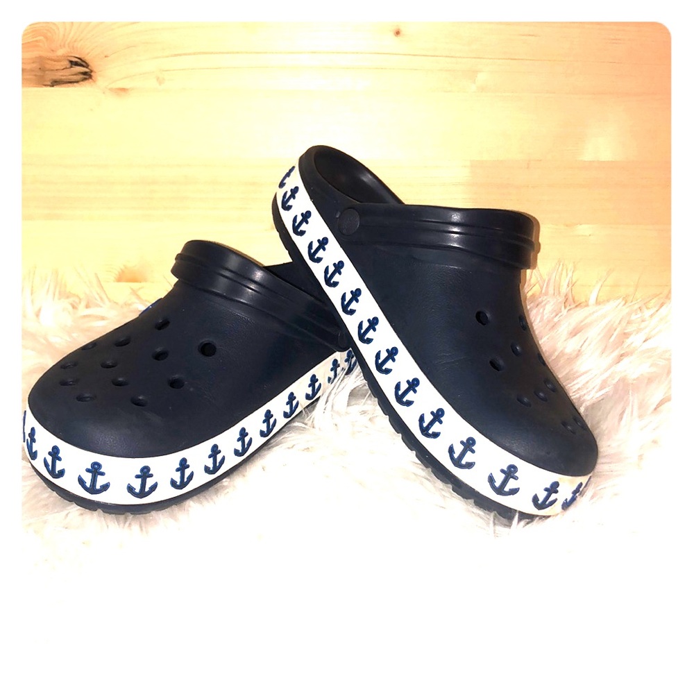 Crocs Navy Blue Anchor